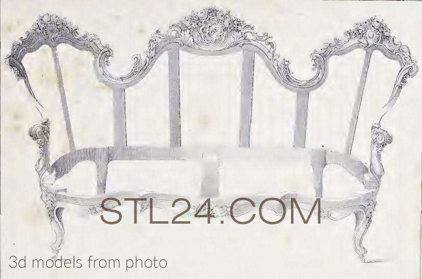 Диваны (SOFA_0065 -  | 3D model 3DSMAX / OBJ / STL) 3D модель для ЧПУ станка